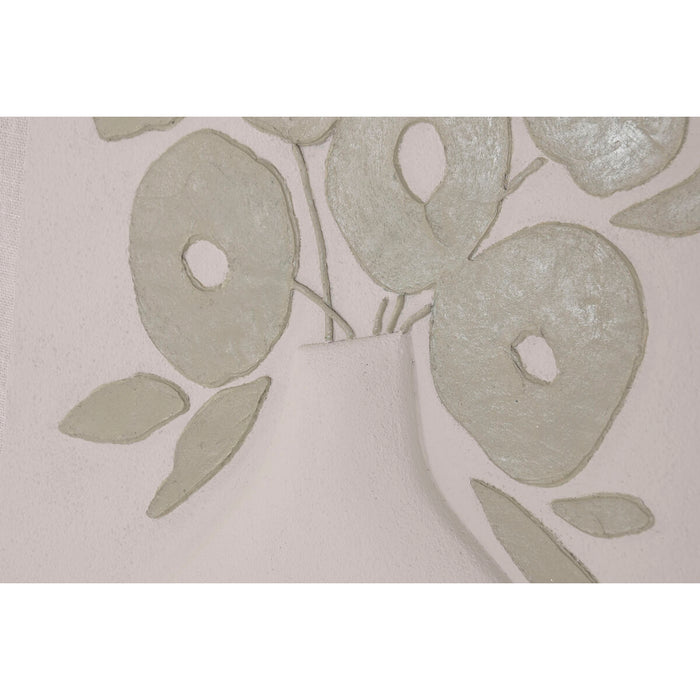 Картина Home ESPRIT Зелен Бежов Ваза Скандинавски 80 x 3 x 120 cm 80 X 10 X 120 CM (2 броя)