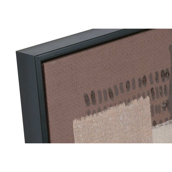 Пластно Home ESPRIT Кафяв Черен Абстрактен Град 63 x 4 x 93 cm (2 броя)