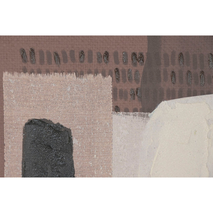 Пластно Home ESPRIT Кафяв Черен Абстрактен Град 63 x 4 x 93 cm (2 броя)