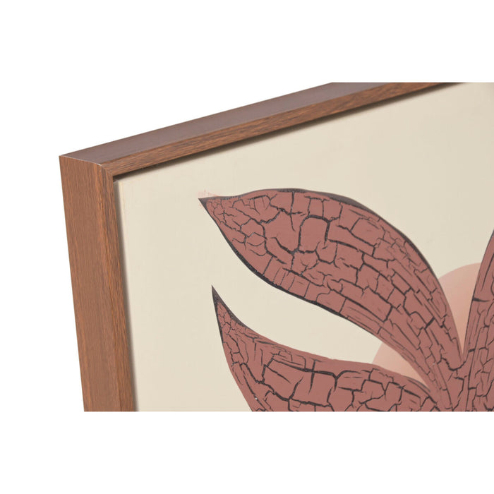 Пластно Home ESPRIT Зелен Оранжев Палми Колониален 63 x 4,5 x 93 cm (2 броя)