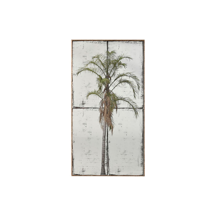 Стенно огледало Home ESPRIT Зелен Златен Колониален 60 x 4 x 120 cm