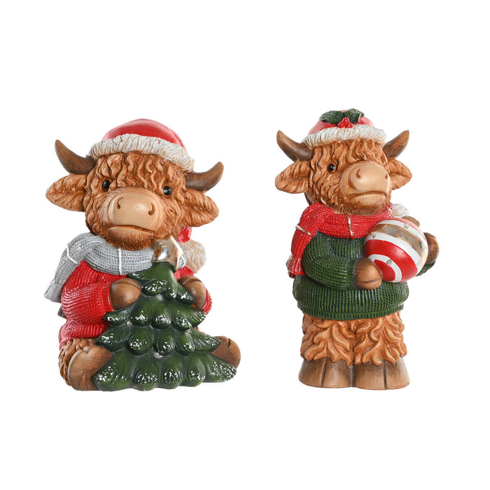 Коледна Украса Home ESPRIT Многоцветен 22,5 X 19 X 38 CM (2 броя)