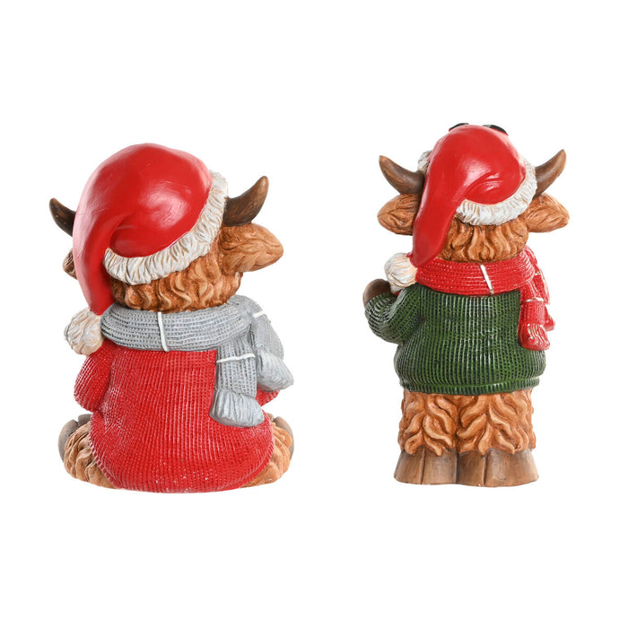 Коледна Украса Home ESPRIT Многоцветен 22,5 X 19 X 38 CM (2 броя)