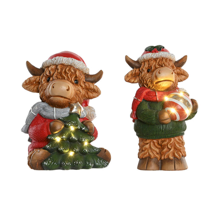 Коледна Украса Home ESPRIT Многоцветен 22,5 X 19 X 38 CM (2 броя)