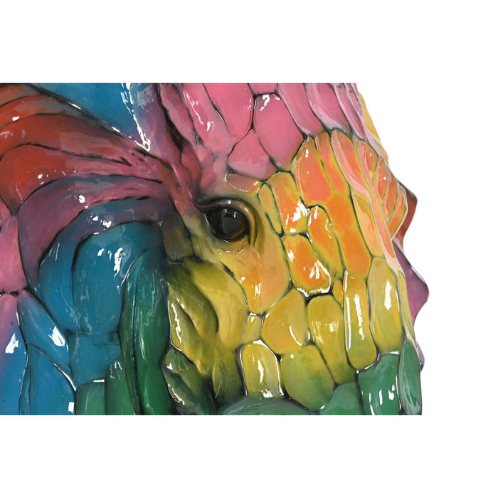 Декорация за стена Home ESPRIT Многоцветен Слон Модерен 61,5 X 20 X 67 CM