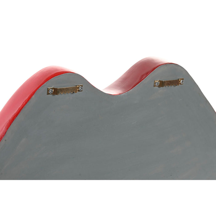 Декорация за стена Home ESPRIT Многоцветен Устни Град 49,5 X 6,5 X 31,5 CM