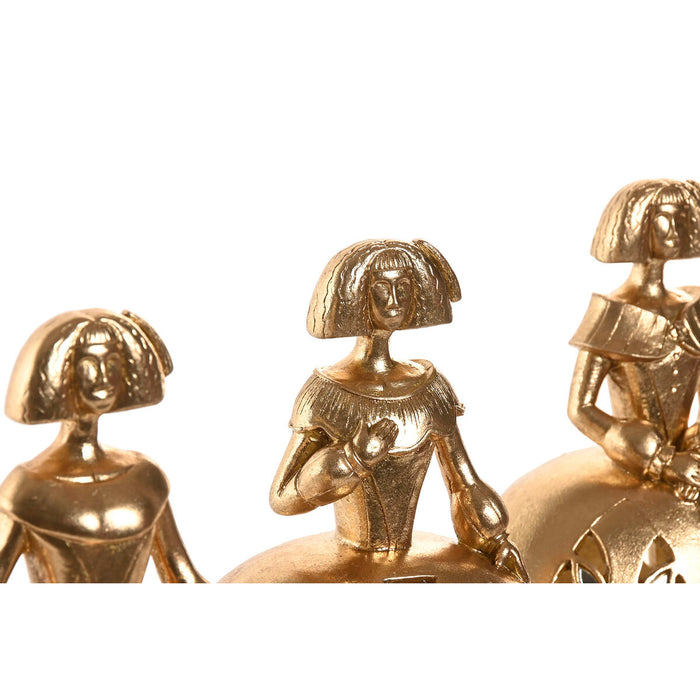 Декоративна фигурка Home ESPRIT Златен 20,5 X 13 X 25 CM (3 броя)