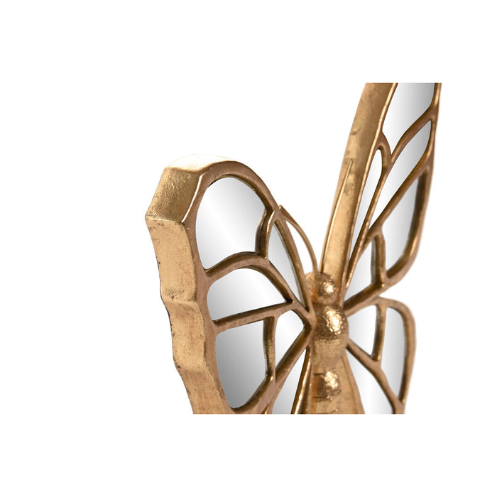 Декорация за стена Home ESPRIT Златен Пеперуди Модерен 34 X 3 X 27 CM