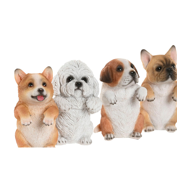 Декоративна фигурка Home ESPRIT Бял Кафяв 8 x 8 x 14 cm (4 броя)