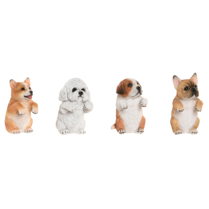 Декоративна фигурка Home ESPRIT Бял Кафяв 8 x 8 x 14 cm (4 броя)