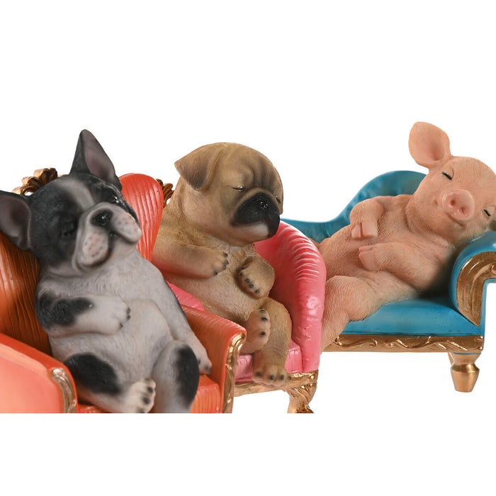 Декоративна фигурка Home ESPRIT Многоцветен 15 X 9,5 X 14 CM (3 броя)