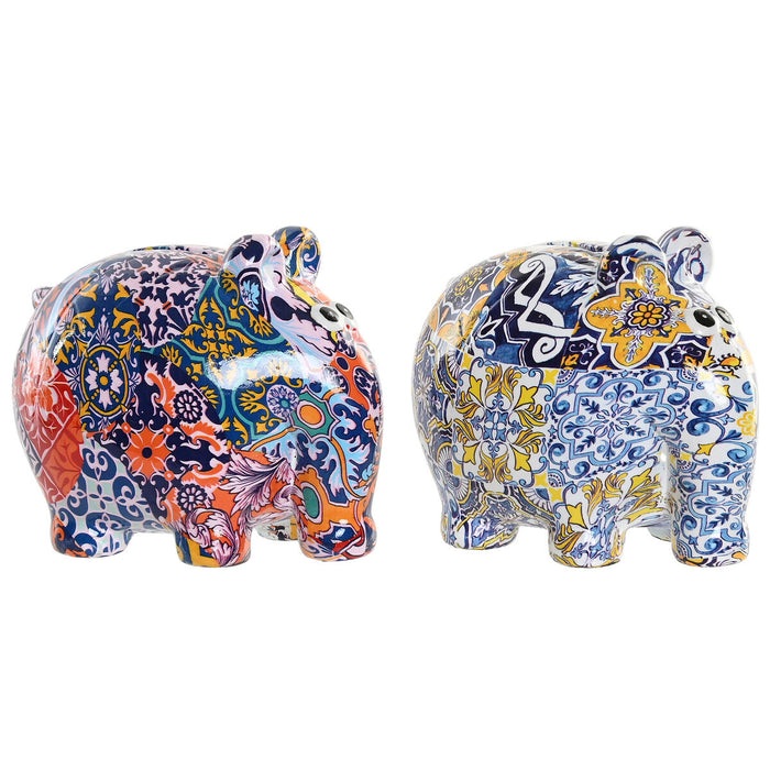 Cпестовна касичка Home ESPRIT Смола (2 броя)