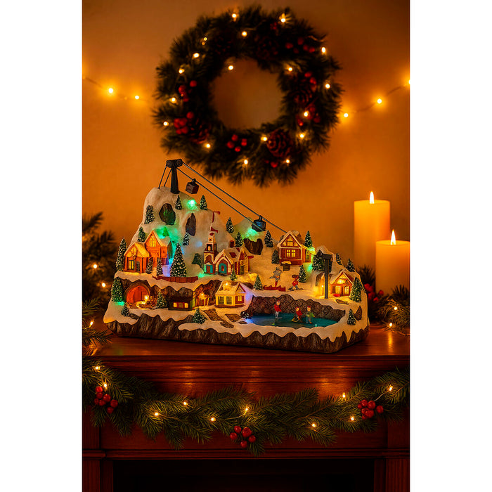 Коледна Украса Home ESPRIT Многоцветен Музикален