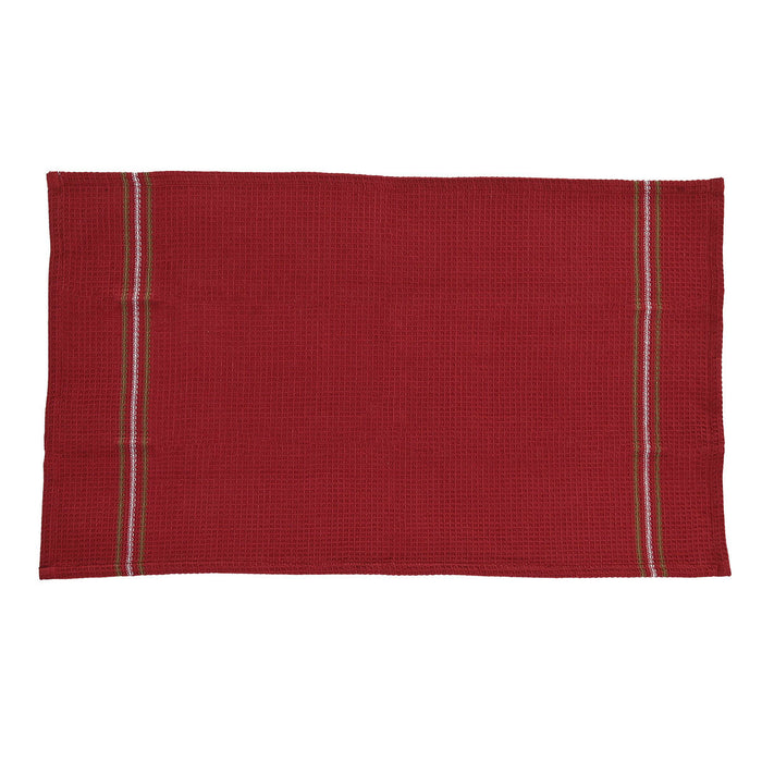 Кухненска Кърпа за Почистване Home ESPRIT Червен Зелен Бежов 60 X 0,2 X 40 CM