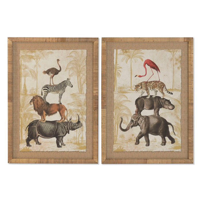 Картина Home ESPRIT Кристал Ела 50 x 2,5 x 70 cm (2 броя)