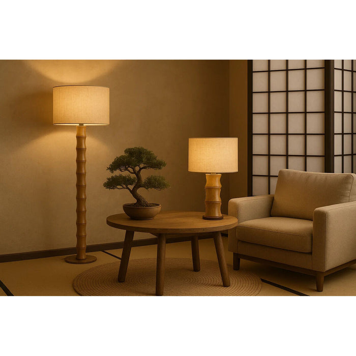Лампион Home ESPRIT Кафяв 220 V 40 x 40 x 150 cm