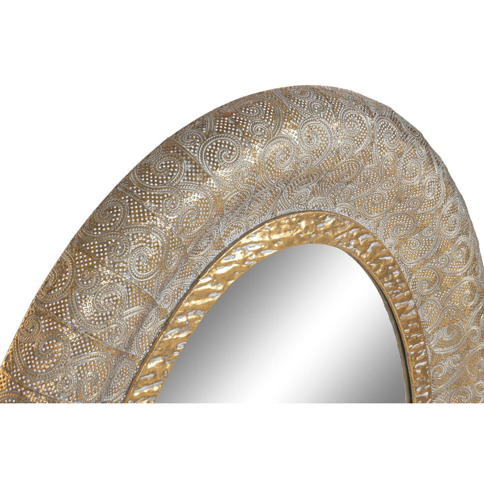 Стенно огледало Home ESPRIT Златен Арабин 78 X 5,5 X 106 CM