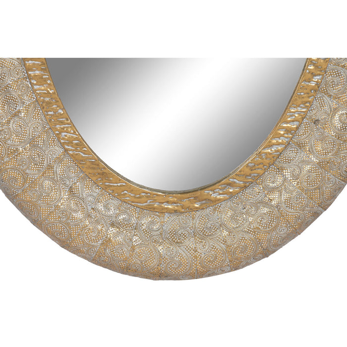 Стенно огледало Home ESPRIT Златен Арабин 78 X 5,5 X 106 CM