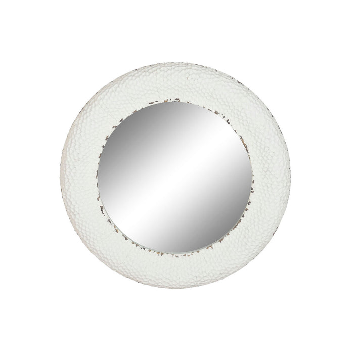 Стенно огледало Home ESPRIT Бял 84 X 6 X 84 CM