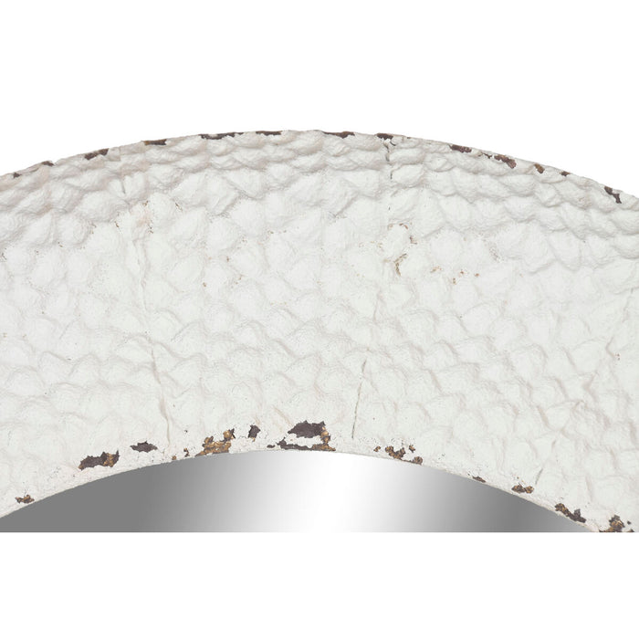 Стенно огледало Home ESPRIT Бял 84 X 6 X 84 CM