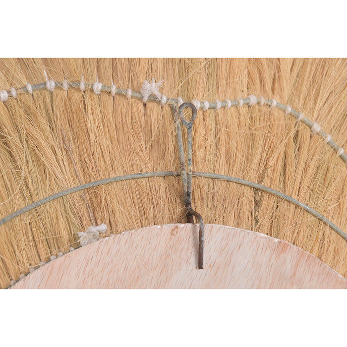 Стенно огледало Home ESPRIT Естествен Bali 110 X 11 X 110 CM