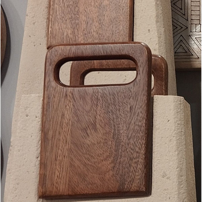 Ваза Home ESPRIT Кафяв Бежов Дърво манго Папиемаше