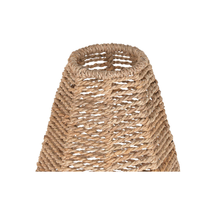 Лампион Home ESPRIT Бежов Естествен 220 V 37 X 37 X 119 CM