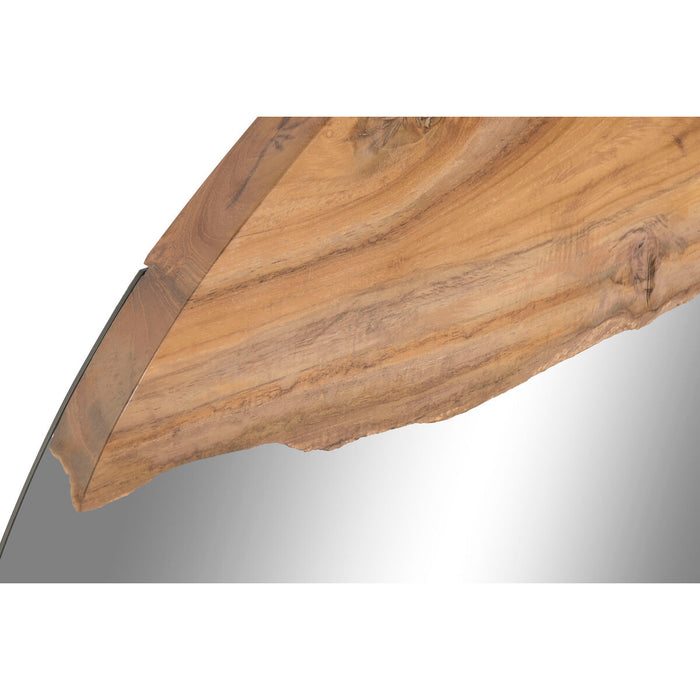 Стенно огледало Home ESPRIT Кафяв Bali 100 x 5 x 100 cm