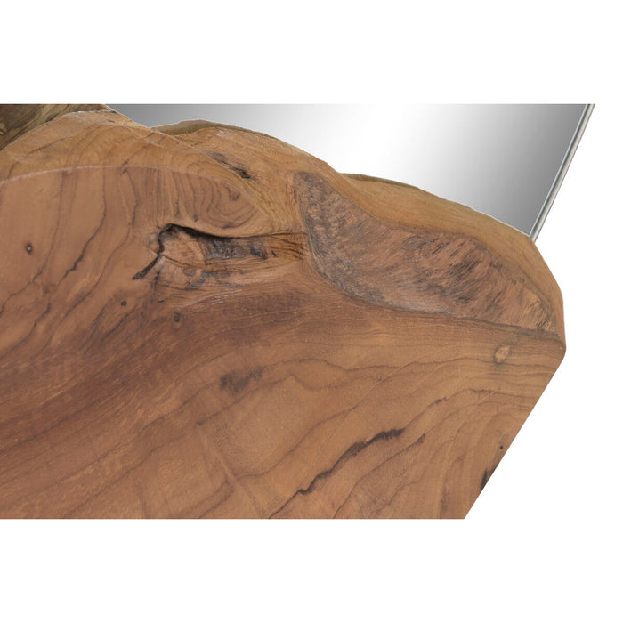 Стенно огледало Home ESPRIT Кафяв Bali 100 x 5 x 100 cm