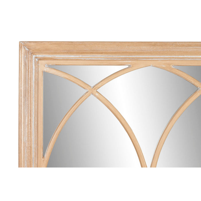 Стенно огледало Home ESPRIT Естествен Прозорец