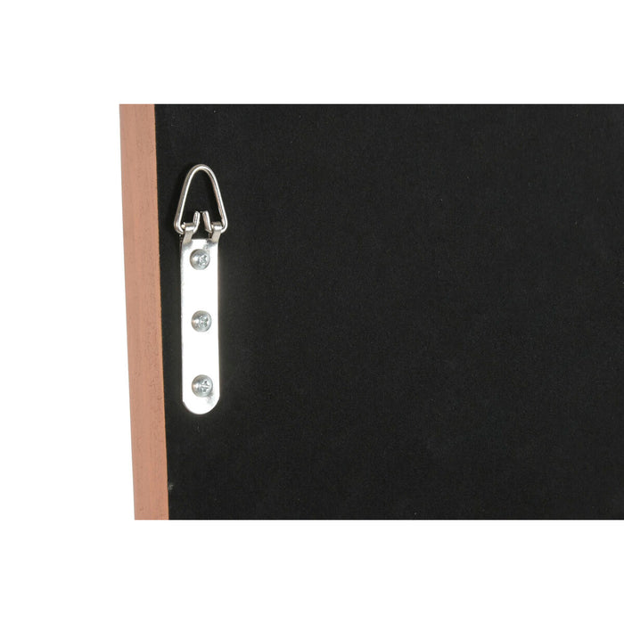 Стенно огледало Home ESPRIT Естествен Модерен