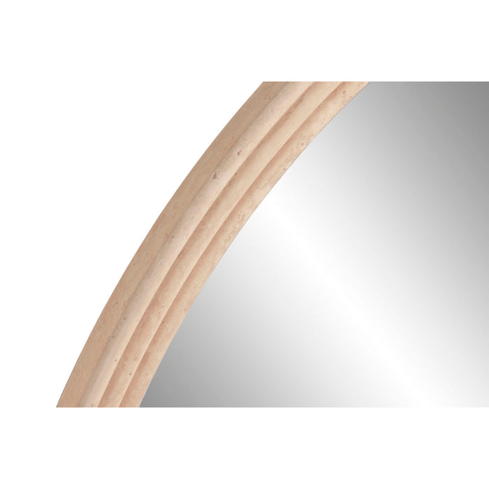 Стенно огледало Home ESPRIT Бежов Естествен Scandi (2 броя)