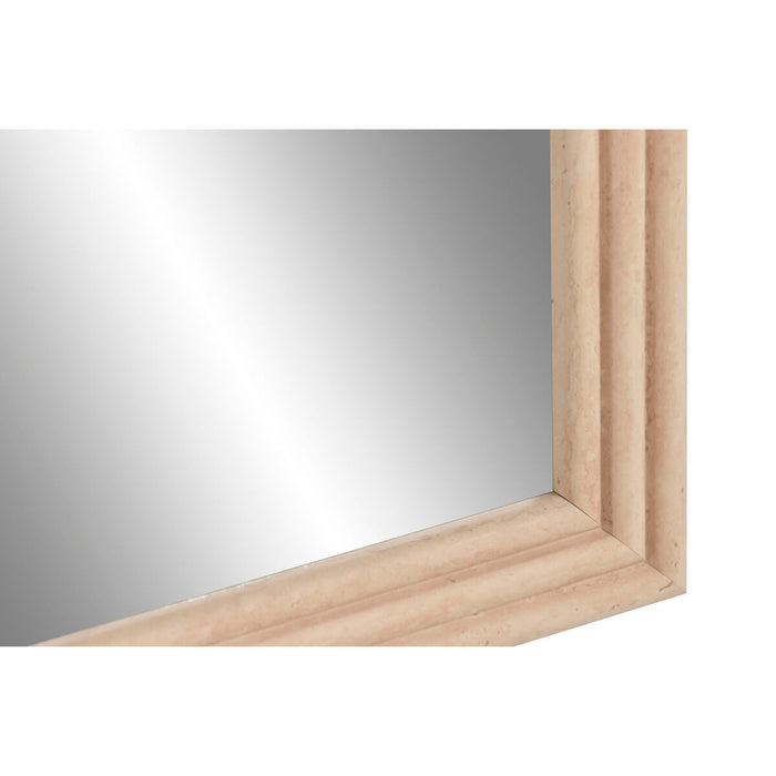 Стенно огледало Home ESPRIT Бежов Естествен Scandi (2 броя)