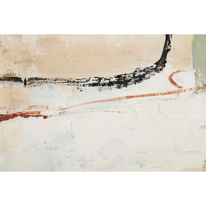 Пластно Home ESPRIT Жълт Бял Абстрактен Град 110 X 6 X 140 CM