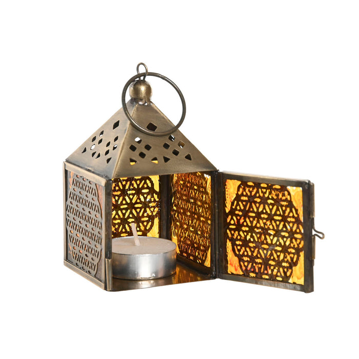 Latern Home ESPRIT Златен Метал Кристал Арабин 6 x 6 x 10 cm (6 броя)