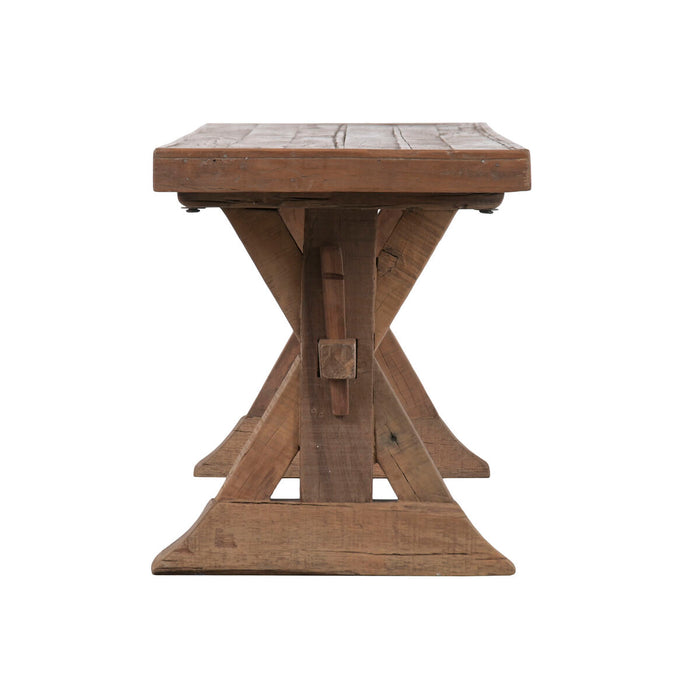 Пейка Home ESPRIT Естествен Рециклирано дърво 180 X 38 X 45 CM