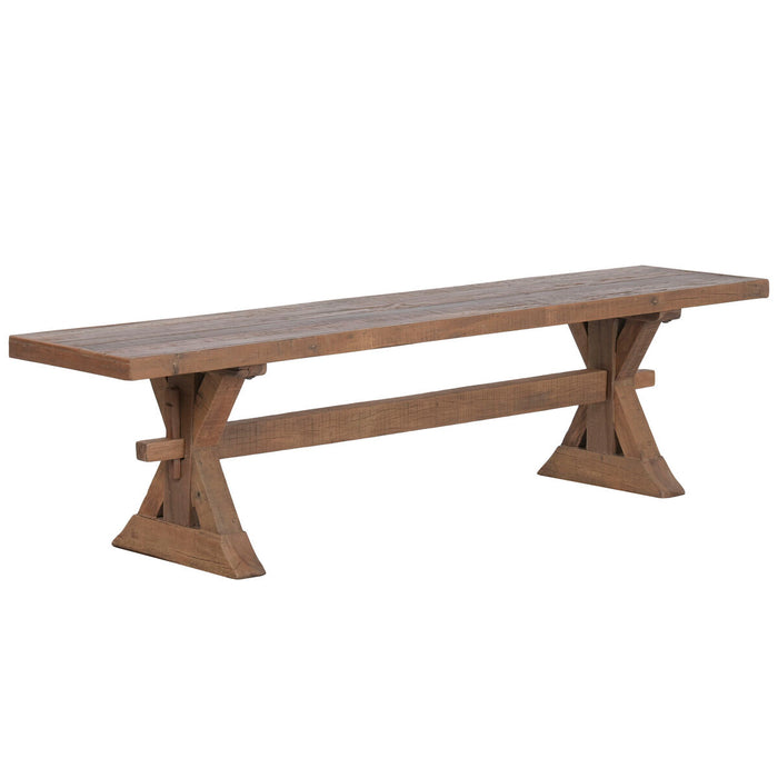 Пейка Home ESPRIT Естествен Рециклирано дърво 180 X 38 X 45 CM