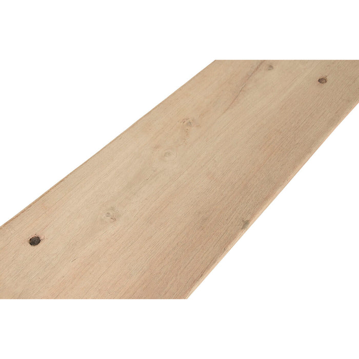 Пейка Home ESPRIT Черен Естествен Желязо тиково дърво 152 X 41 X 46 CM