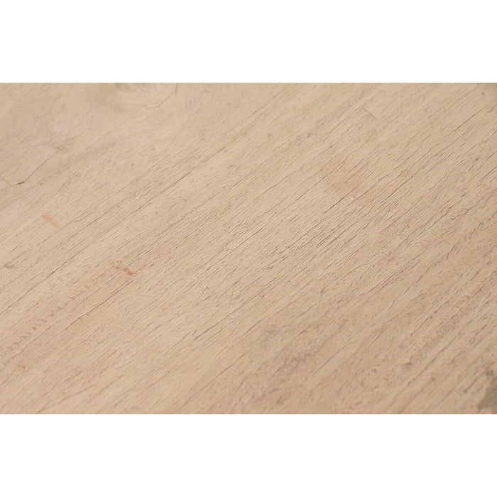 Пейка Home ESPRIT Черен Естествен Желязо тиково дърво 152 X 41 X 46 CM