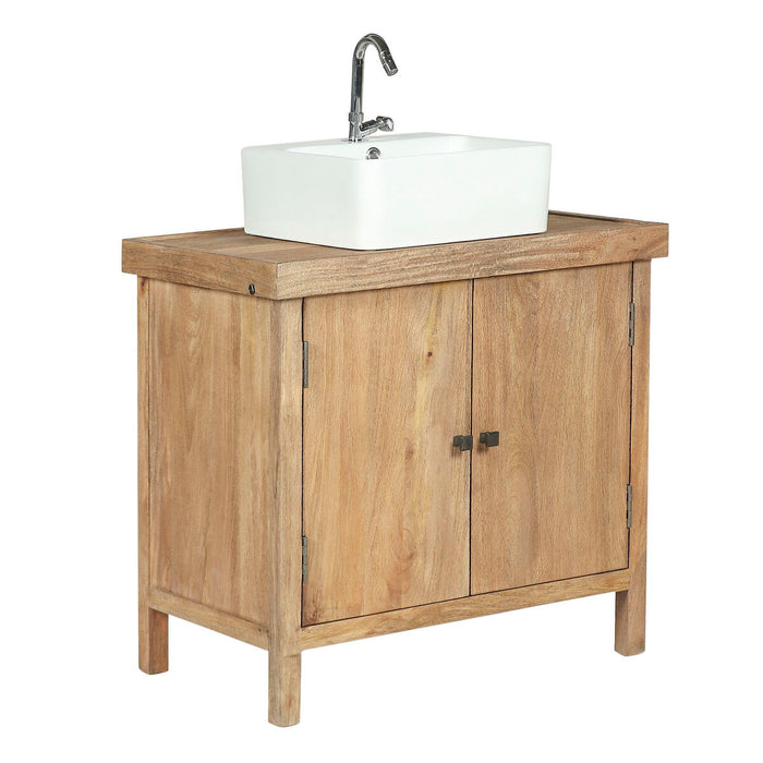 Шкаф Под Умивалник Home ESPRIT Керамика Дърво манго 81 X 56 X 78 CM