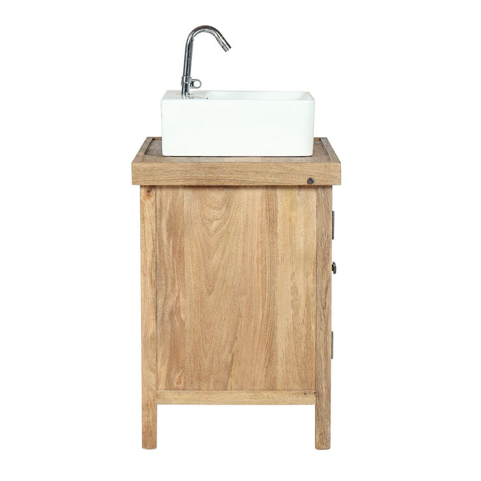 Шкаф Под Умивалник Home ESPRIT Керамика Дърво манго 81 X 56 X 78 CM