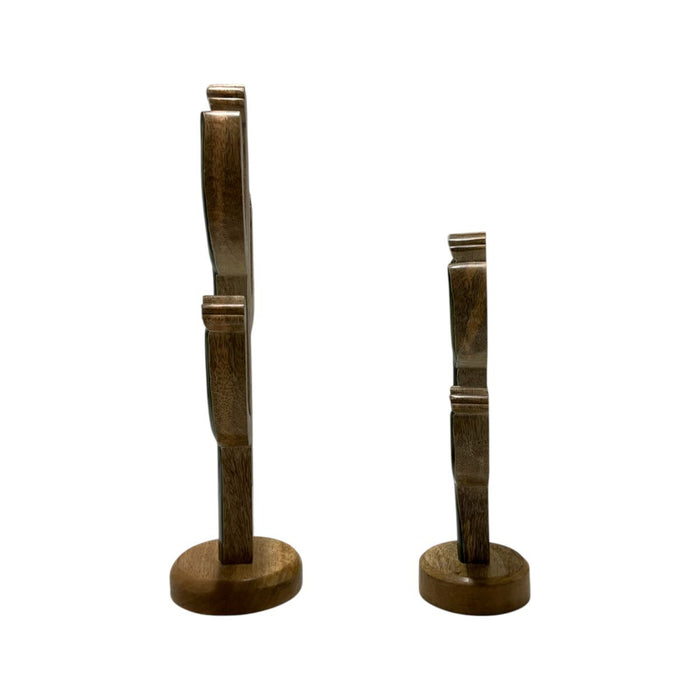 Декоративна фигурка Home ESPRIT Зелен Кактус Традиционен 15 x 8 x 35 cm