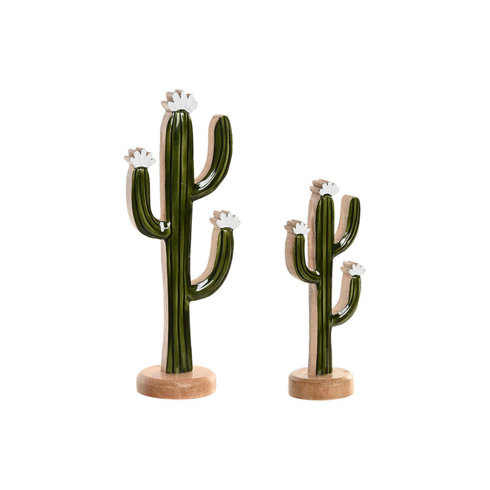 Декоративна фигурка Home ESPRIT Зелен Кактус Традиционен 15 x 8 x 35 cm