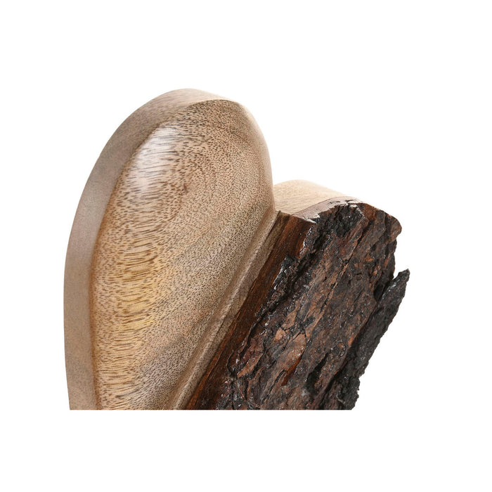 Декоративна фигурка Home ESPRIT Кафяв Сърце 16 X 2 X 18 CM (3)