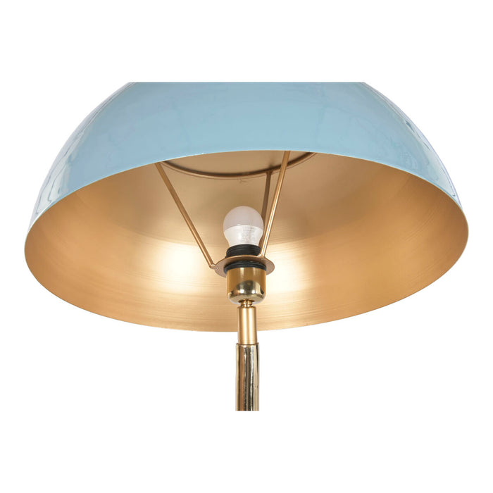 Лампион Home ESPRIT Син Златен 220 V 45 x 45 x 153 cm