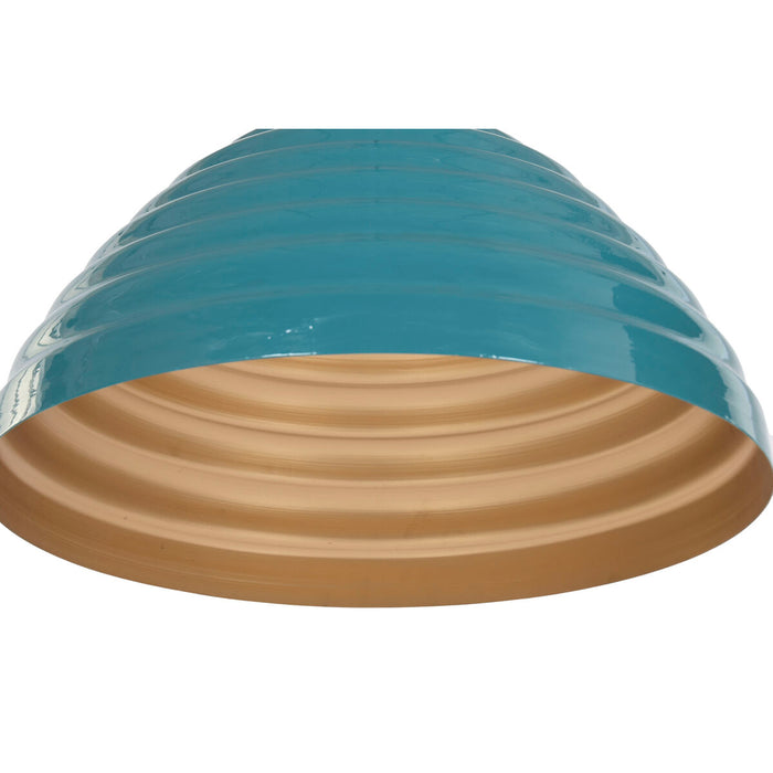 Полилей Home ESPRIT Син Метал Желязо 50 W 50 x 50 x 28 cm