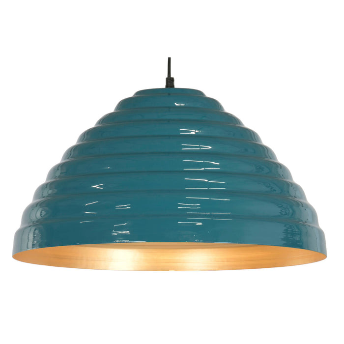 Полилей Home ESPRIT Син Метал Желязо 50 W 50 x 50 x 28 cm