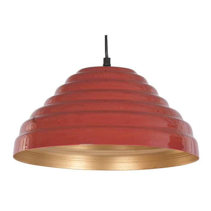 Полилей Home ESPRIT Червен Метал Желязо 50 W 35 x 35 x 17 cm