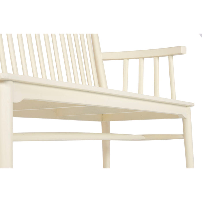 Пейка Home ESPRIT Сметана Дърво манго Дървен MDF 150 X 50 X 98 CM