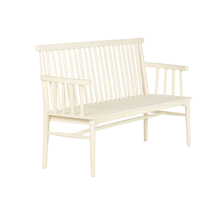 Пейка Home ESPRIT Сметана Дърво манго Дървен MDF 150 X 50 X 98 CM
